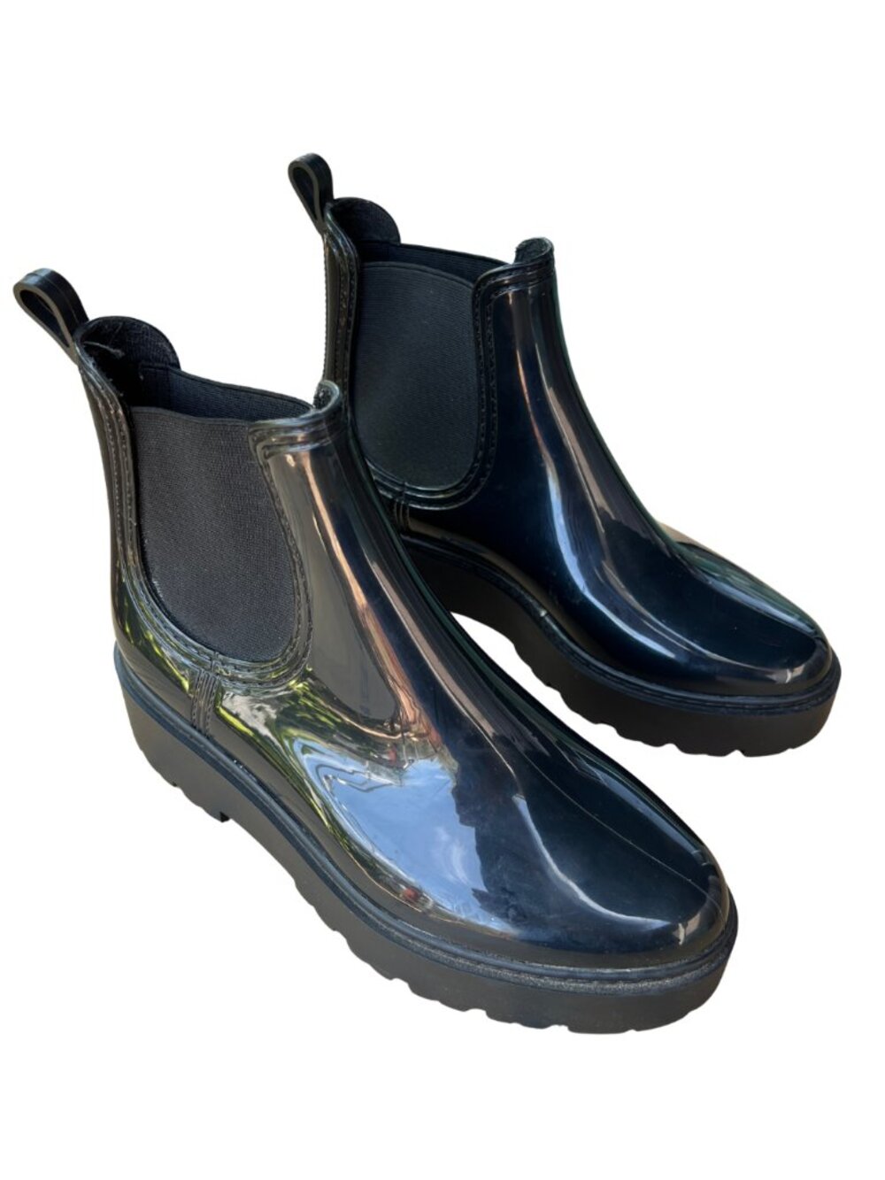 DV by Dolce Vita Thunder Chelsea Platform Rain Boots Women’s Size 9 - Picture 4 of 11